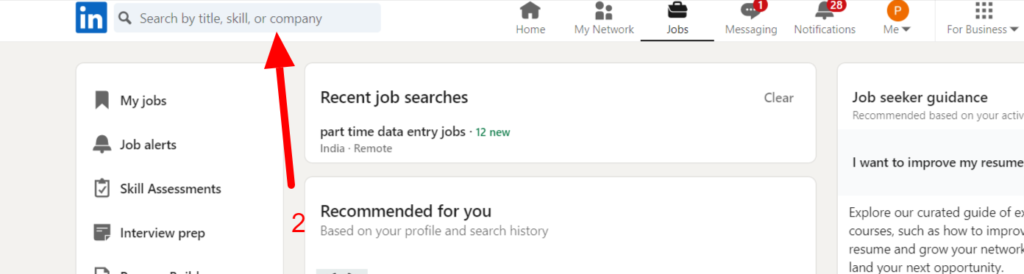 How to find jobs on LinkedIn